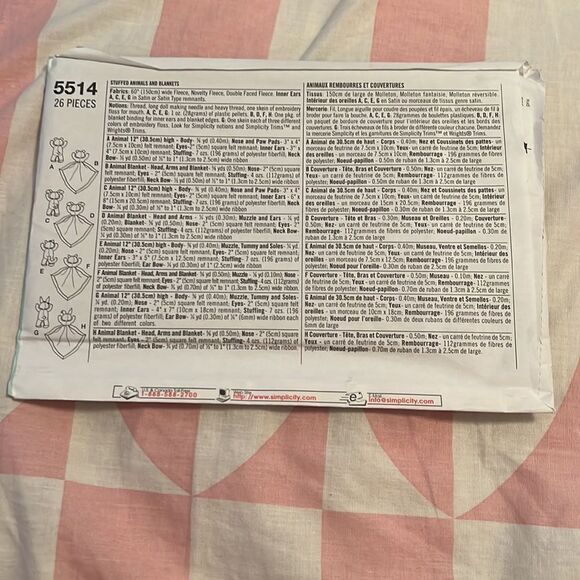 Simplicity Patterns set of 2 - Picture 3 of 5